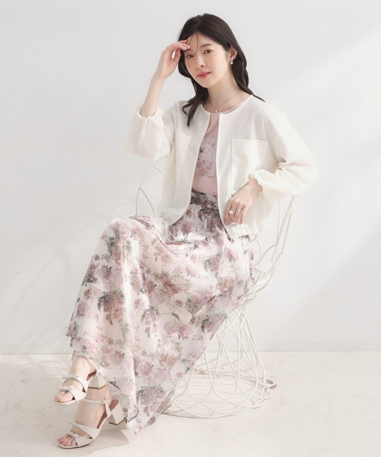 クチュール ブローチ Couture Brooch シアーメッシュブルゾン （オフホワイト(003)） オフホワイト(003)