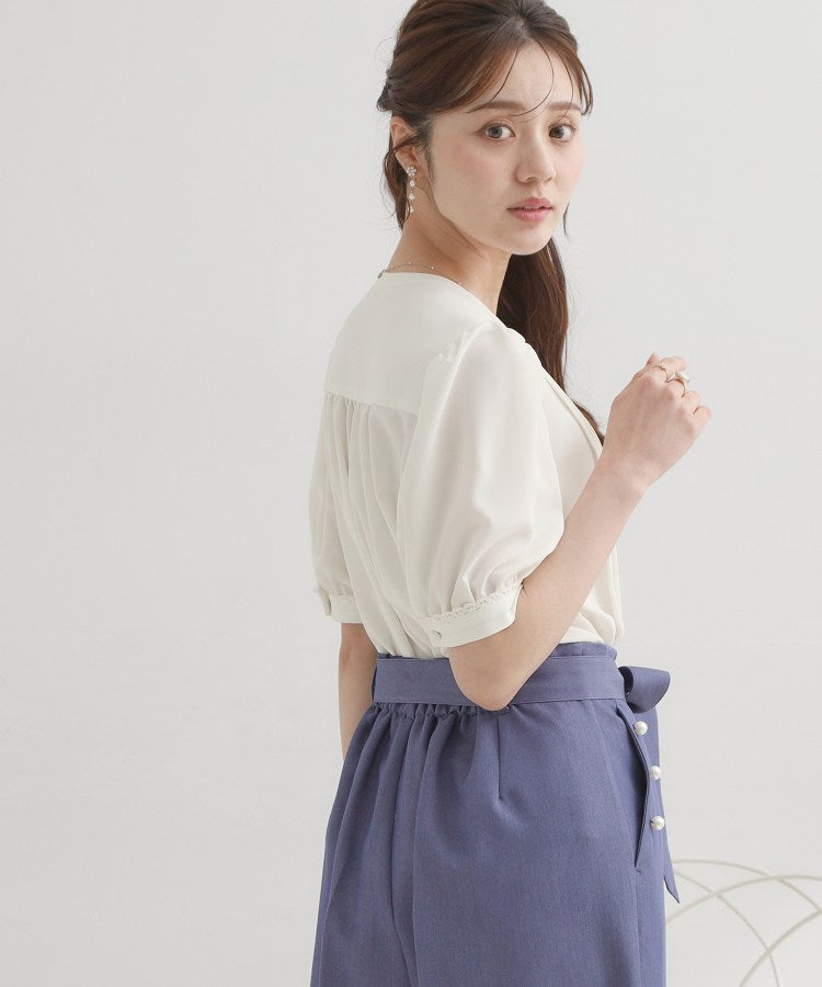 クチュール ブローチ Couture Brooch ピンタックレースブラウス （ピンク(071)） ピンク(071)