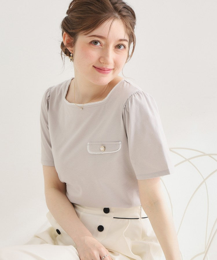 クチュール ブローチ Couture Brooch 天竺リバーマリンコードTシャツ （ネイビー(094)） ネイビー(094)