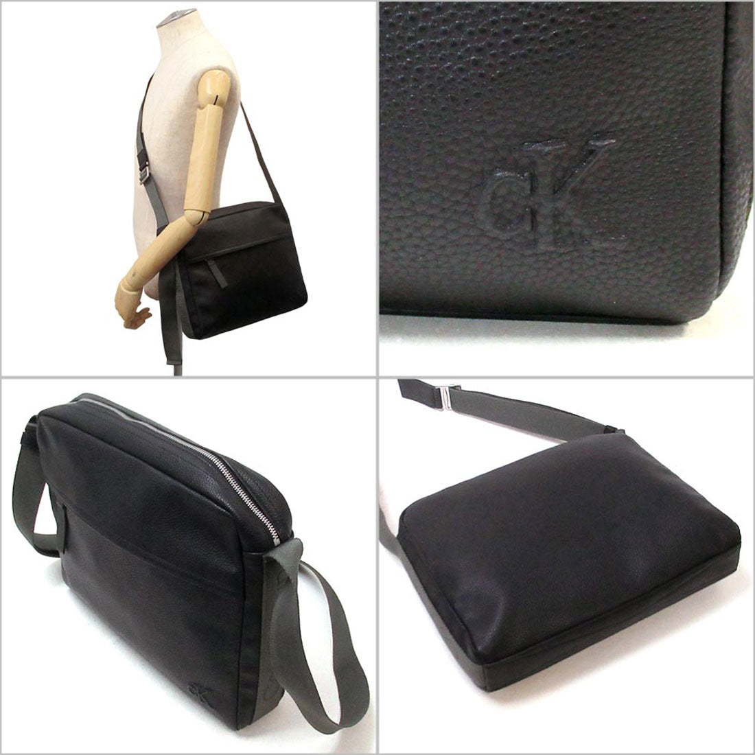 カルバン クライン Calvin Klein Calvin Klein カルバンクライン アウトレット カーゴ フライト バッグ ショルダーバッグ 4G3079G 001 （ブラック） ブラック