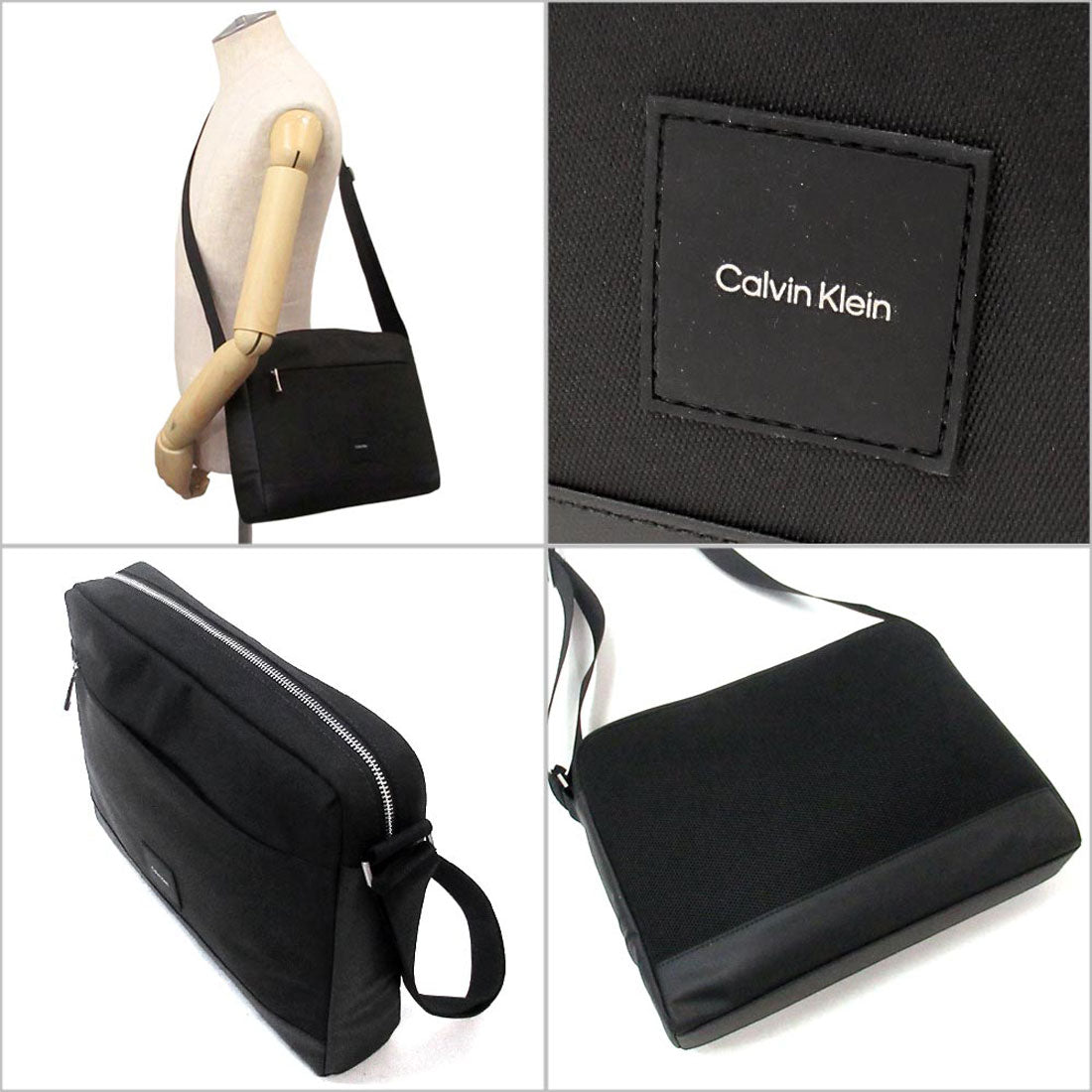 カルバン クライン Calvin Klein Calvin Klein カルバンクライン アウトレット バッグ スクエア ショルダーバッグ 4D3099G 001 （ブラック） ブラック
