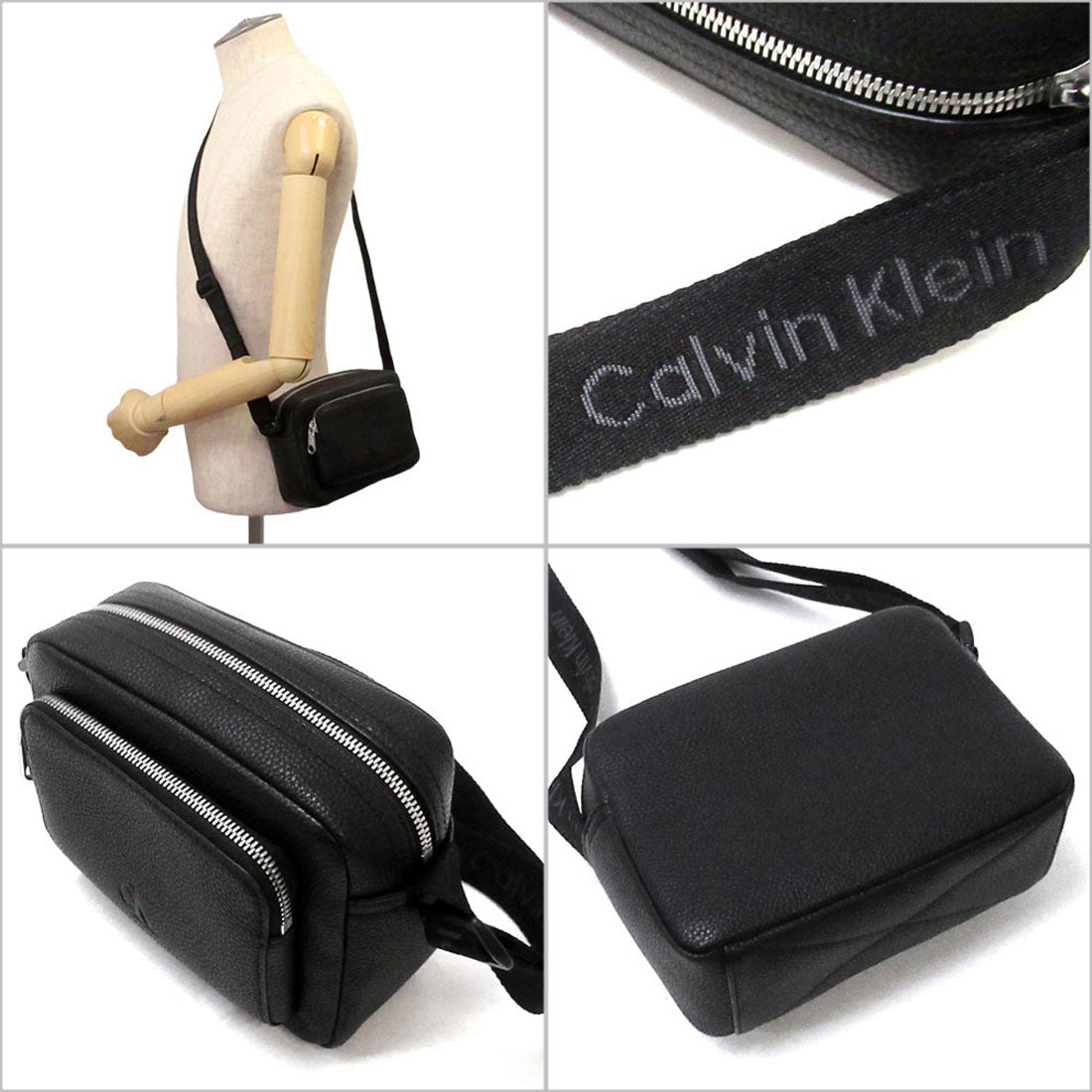 カルバン クライン Calvin Klein Calvin Klein カルバンクライン アウトレット バッグ クロスバッグ カメラバッグ ショルダーバッグ 4G3100G 001 （ブラック） ブラック