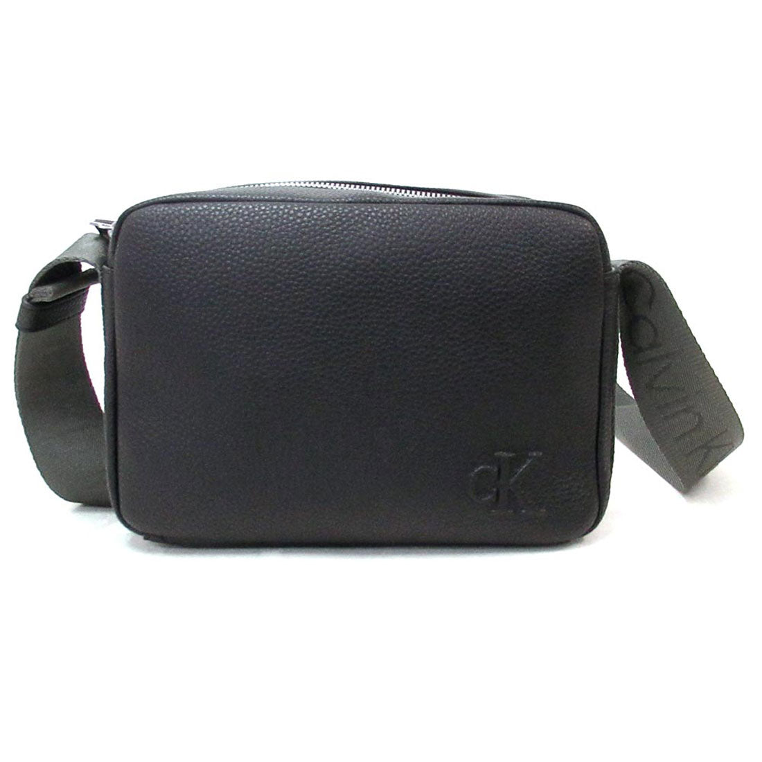 カルバン クライン Calvin Klein Calvin Klein Jeans カルバンクライン アウトレット フェイクレザー エンボスロゴ カメラバッグ ショルダーバッグ 4G3081G 001 （ブラック） ブラック