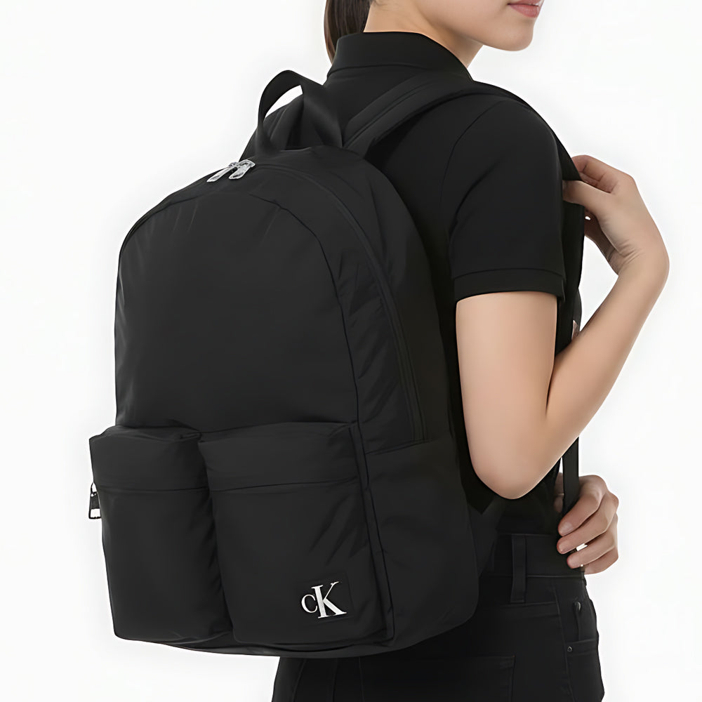 カルバン クライン Calvin Klein CITY NYLON TWOPOCKET BACKPACK ナイロン バックパック リュック （ブラック） ブラック