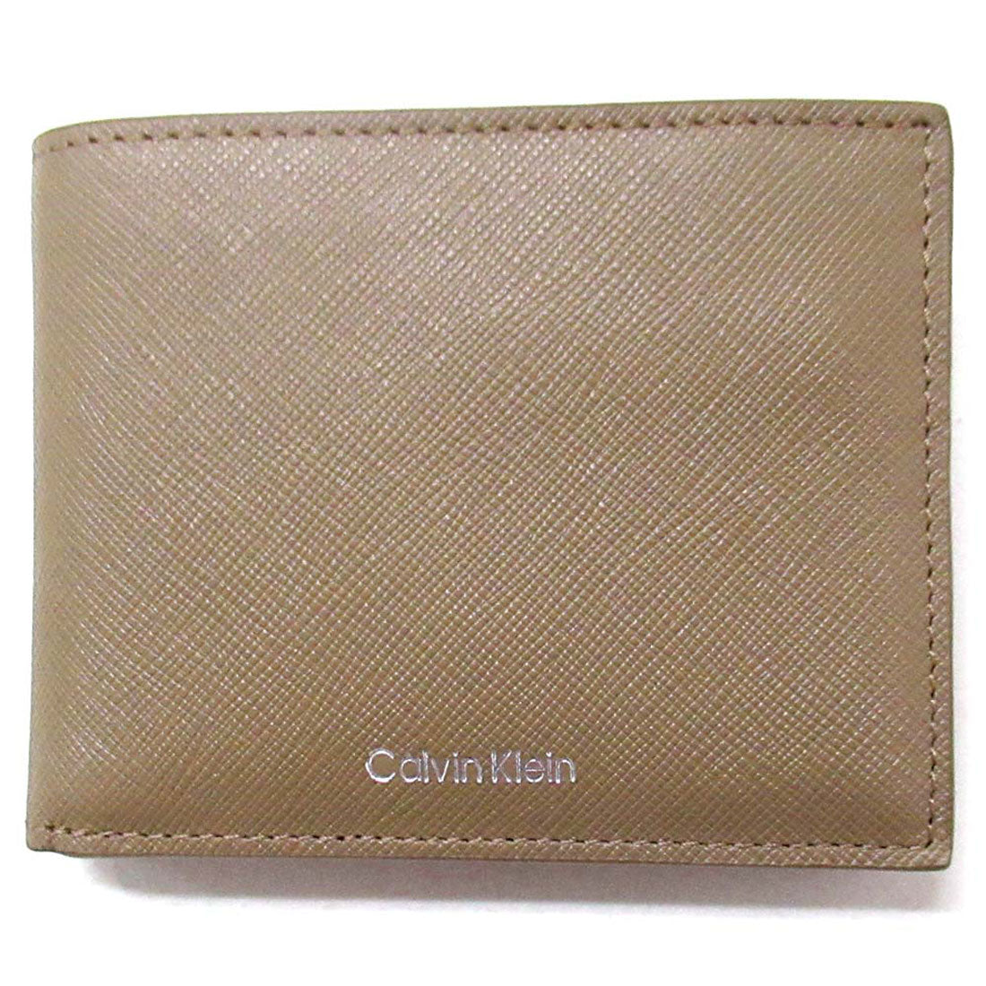 カルバン クライン Calvin Klein Calvin Klein カルバンクライン アウトレット サイフ 小物 メンズ レザー 折りたたみ財布 小銭入れなし 二つ折り財布 BOX付 4D1013G 210 （ブラウン） ブラウン