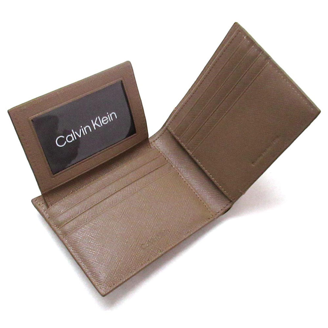 カルバン クライン Calvin Klein Calvin Klein カルバンクライン アウトレット サイフ 小物 メンズ レザー 折りたたみ財布 小銭入れなし 二つ折り財布 BOX付 4D1013G 210 （ブラウン） ブラウン