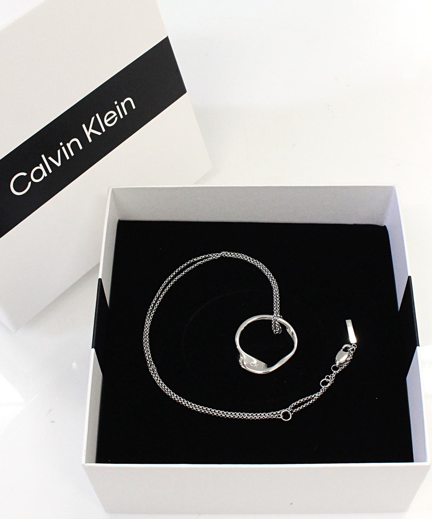 カルバン クライン Calvin Klein CK イーサリアル メタルズ ステンレス ネックレス ブランド 小物 プレゼント ギフト アクセサリー シルバー おしゃれ （1-シルバー） 1-シルバー