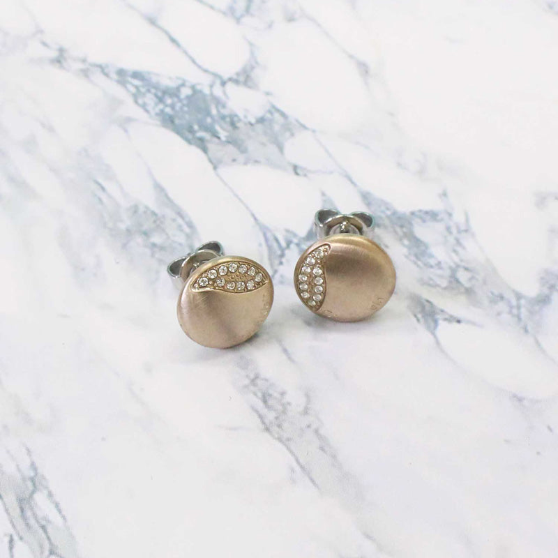 カルバン クライン Calvin Klein CK ミニマル サーキュラー ステンレス ピアス イヤリング MINIMAL CIRCULAR ブランド 小物 プレゼント ギフト アクセサリー シルバー （2-ゴールド） 2-ゴールド