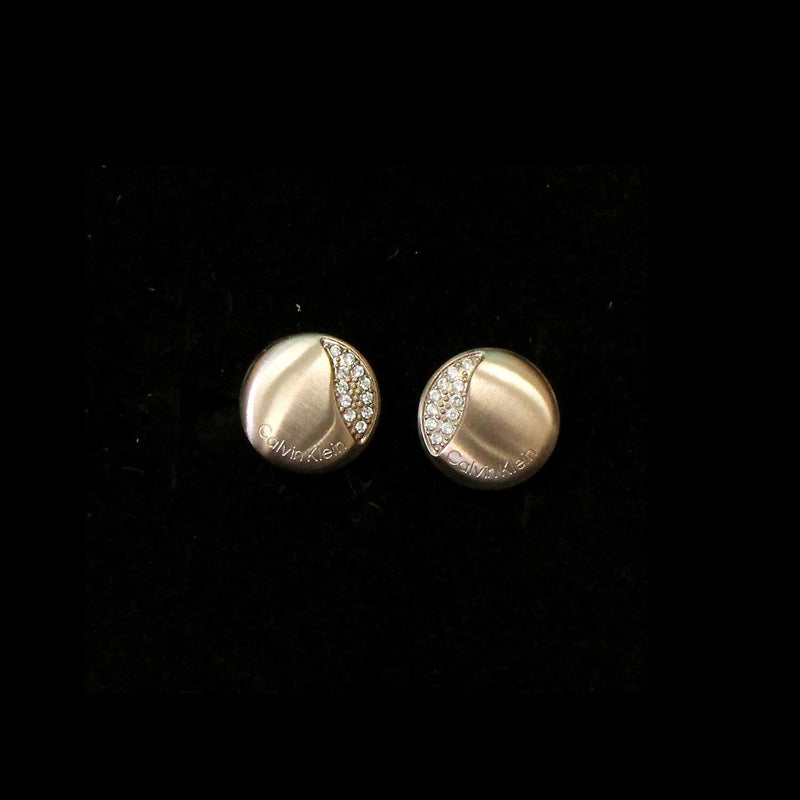 カルバン クライン Calvin Klein CK ミニマル サーキュラー ステンレス ピアス イヤリング MINIMAL CIRCULAR ブランド 小物 プレゼント ギフト アクセサリー シルバー （2-ゴールド） 2-ゴールド