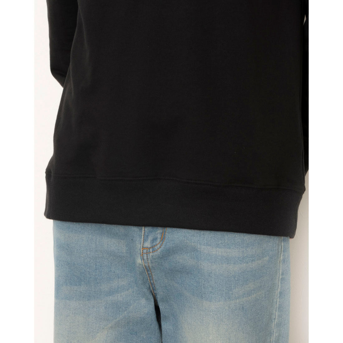 カルバン クライン Calvin Klein LONG SLEEVE  SWEATSHIRT （BLK） BLK