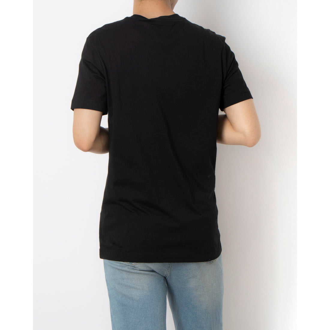 カルバン クライン Calvin Klein MONOGRAM LOGO SLIM FIT TEE （BLACK） BLACK
