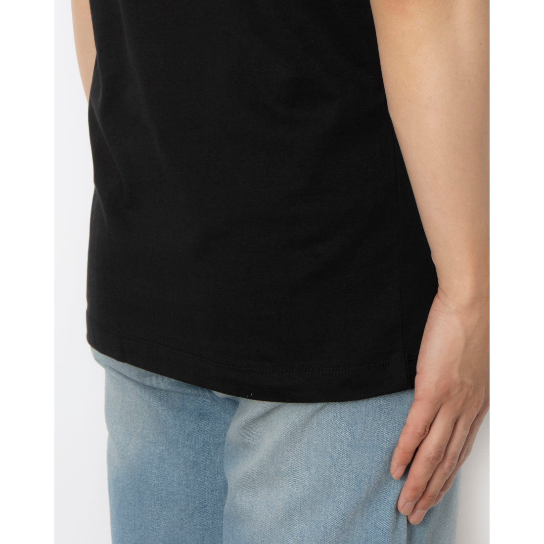 カルバン クライン Calvin Klein MONOGRAM LOGO SLIM FIT TEE （BLACK） BLACK