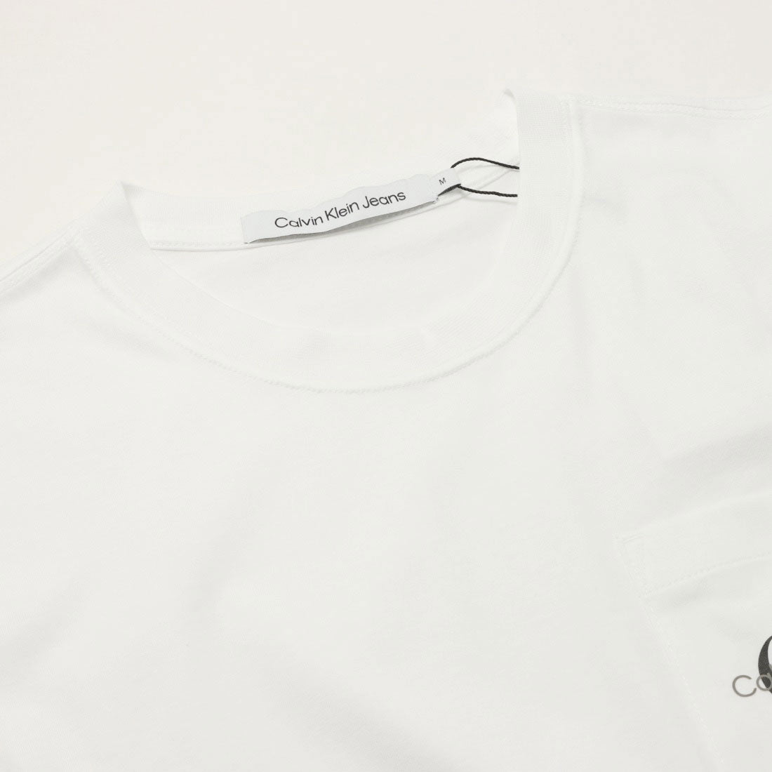 カルバン クライン Calvin Klein MONOGRAM LOGO SLIM FIT TEE （BLACK） BLACK