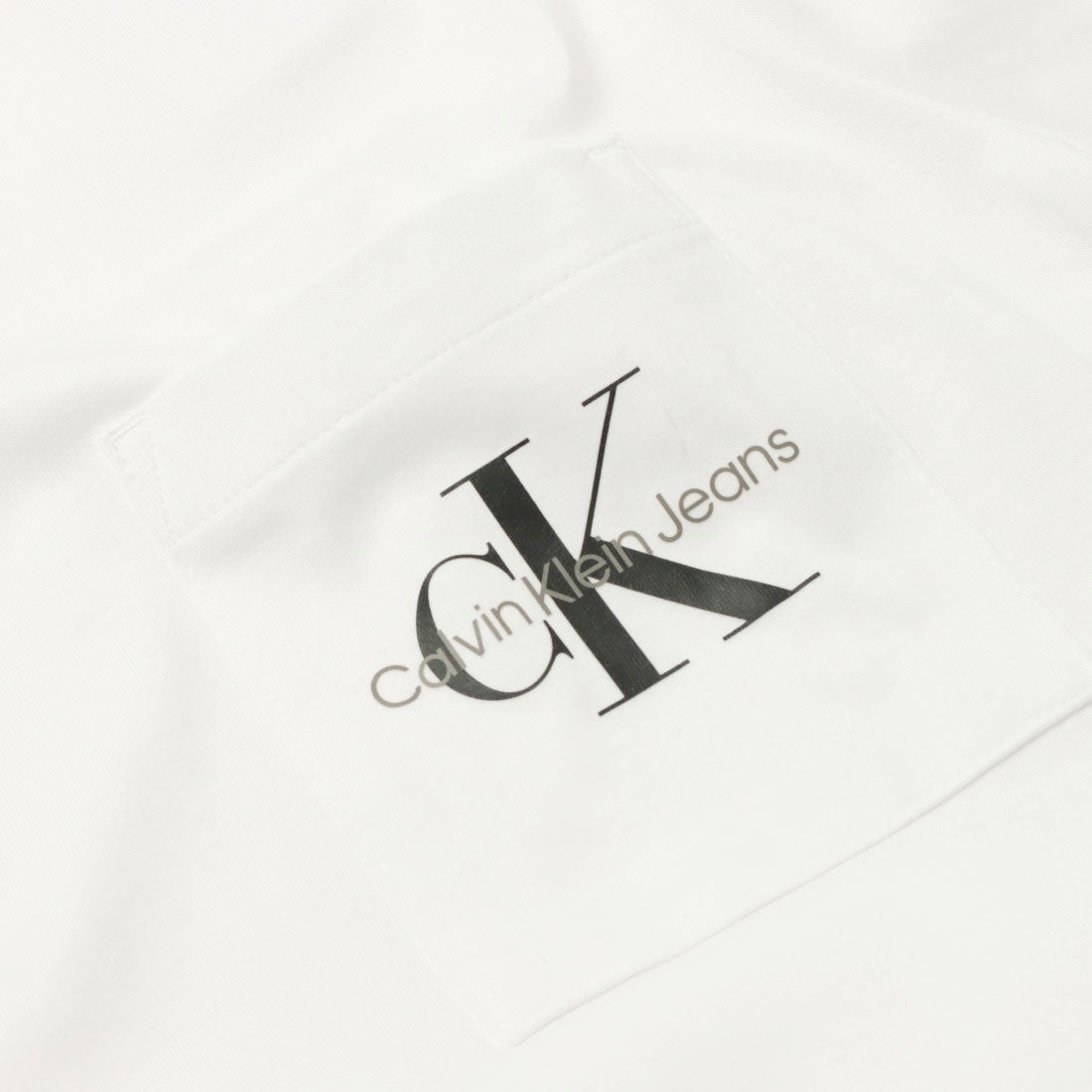 カルバン クライン Calvin Klein MONOGRAM LOGO SLIM FIT TEE （BLACK） BLACK