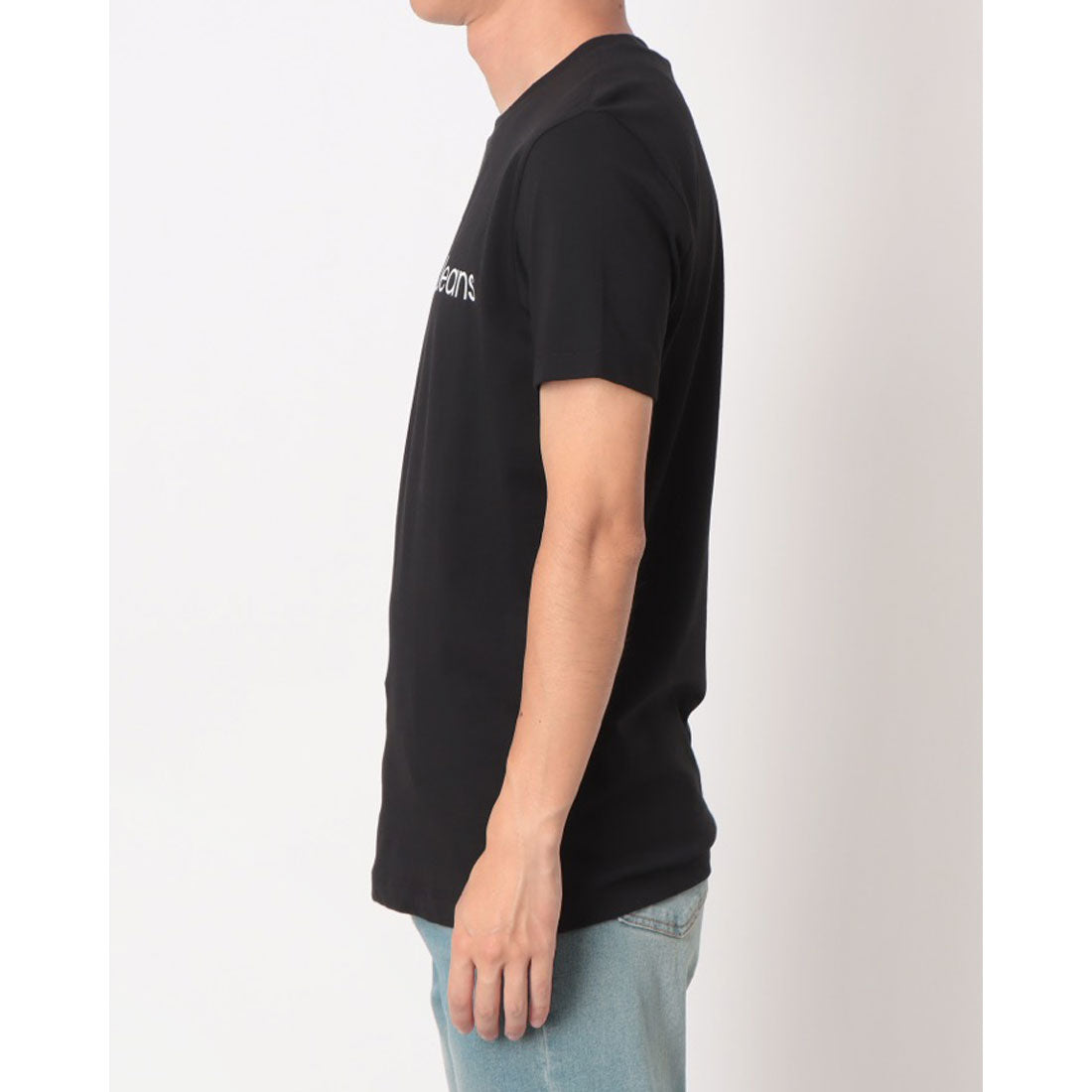 カルバン クライン Calvin Klein CORE INSTITUTIONAL LOGO SLIM TEE （BLACK） BLACK