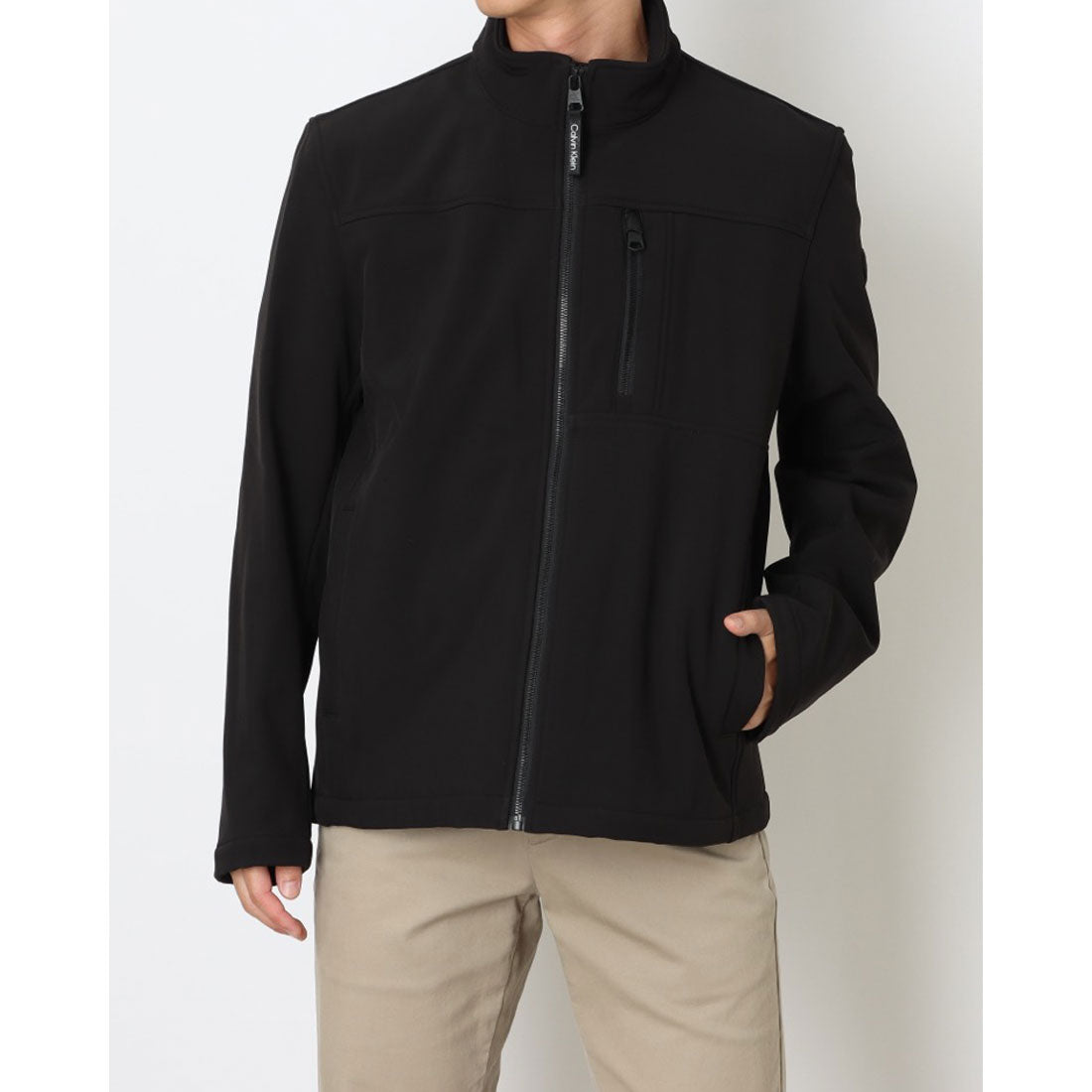 カルバン クライン Calvin Klein FLEECE SOFT SHELL JACKET （BLACK） BLACK
