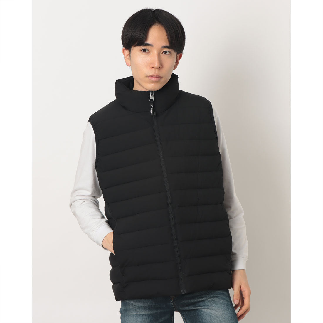 カルバン クライン Calvin Klein STRETCH PUFFER VEST （EBONY） EBONY
