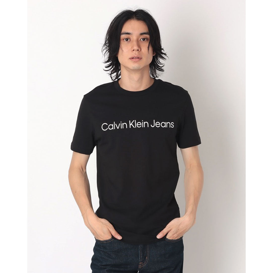 カルバン クライン Calvin Klein Tシャツ 半袖 （ブラック） ブラック
