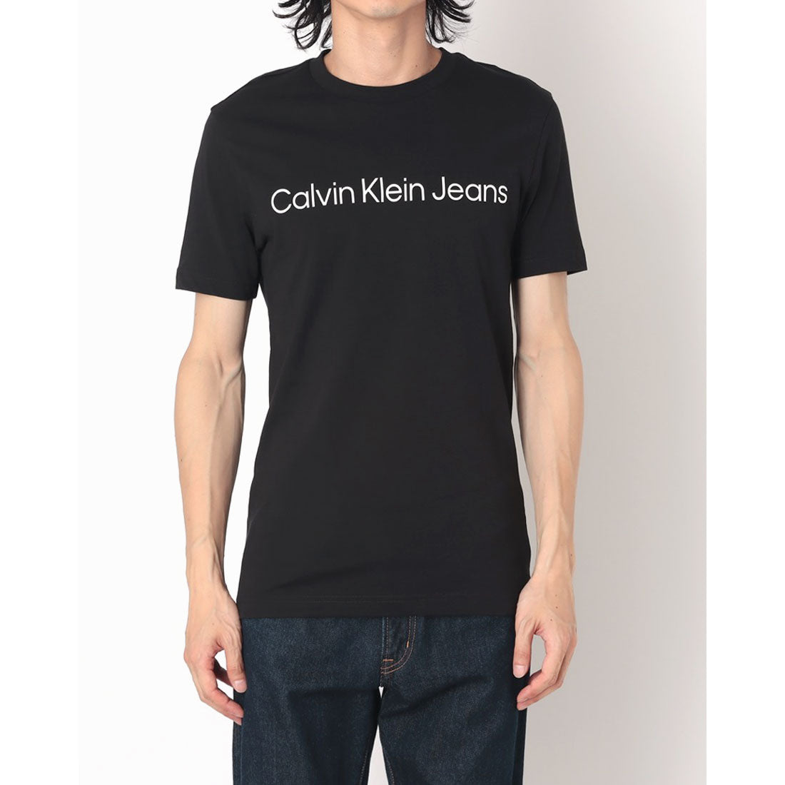 カルバン クライン Calvin Klein Tシャツ 半袖 （ブラック） ブラック