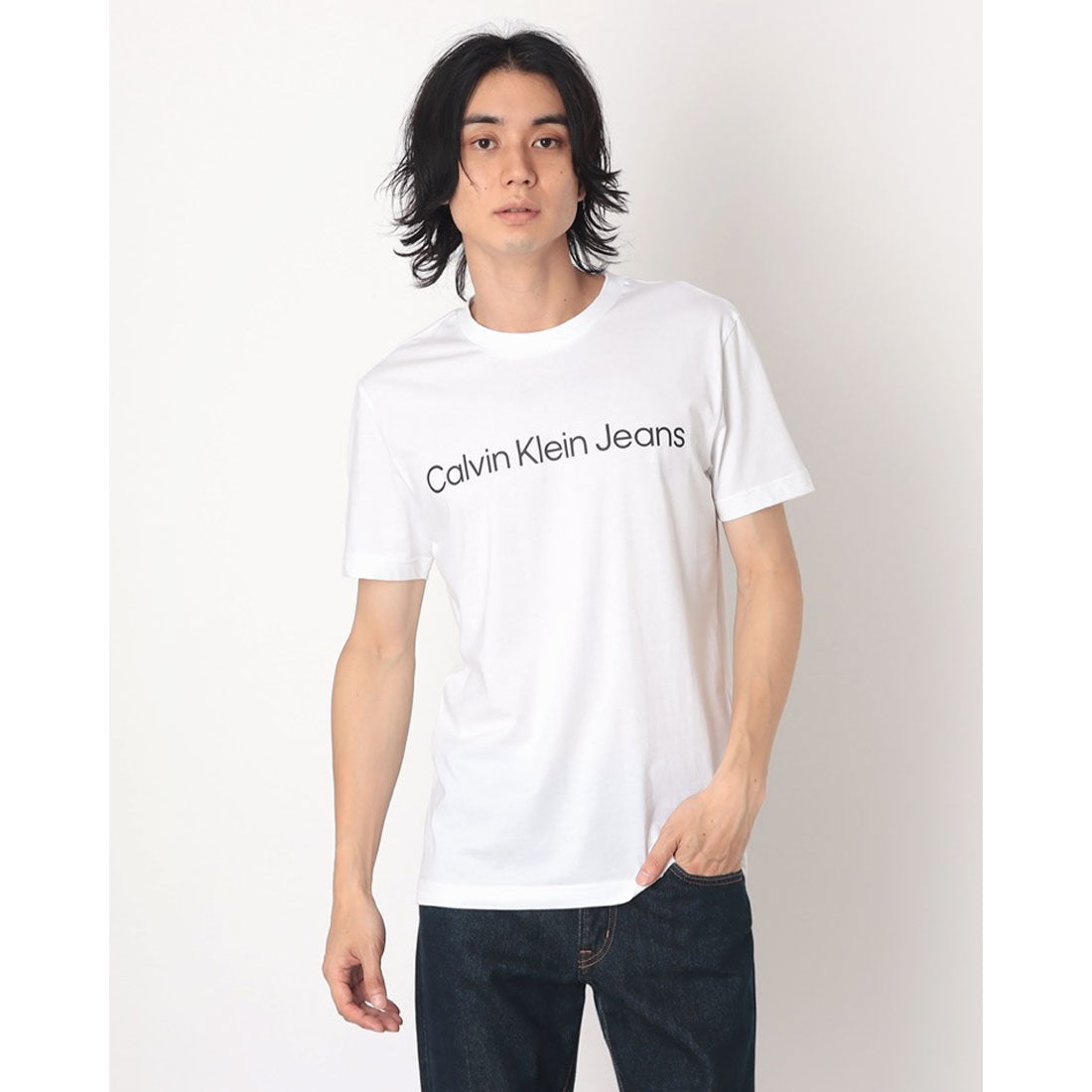 カルバン クライン Calvin Klein Tシャツ 半袖 （ホワイト） ホワイト