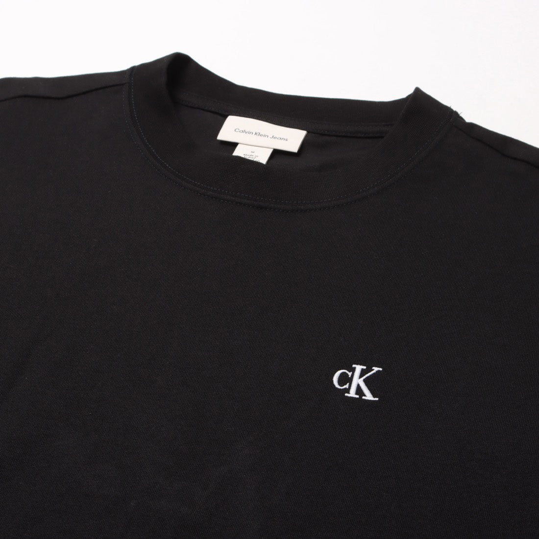 カルバン クライン Calvin Klein LS EASY MONOGRAM TEE （BLACK） BLACK