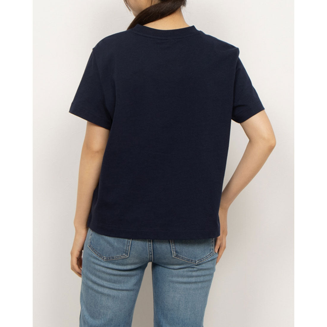 カルバン クライン Calvin Klein SS FLOCKED LOGO CREW （BARITONE BLUE） BARITONE BLUE