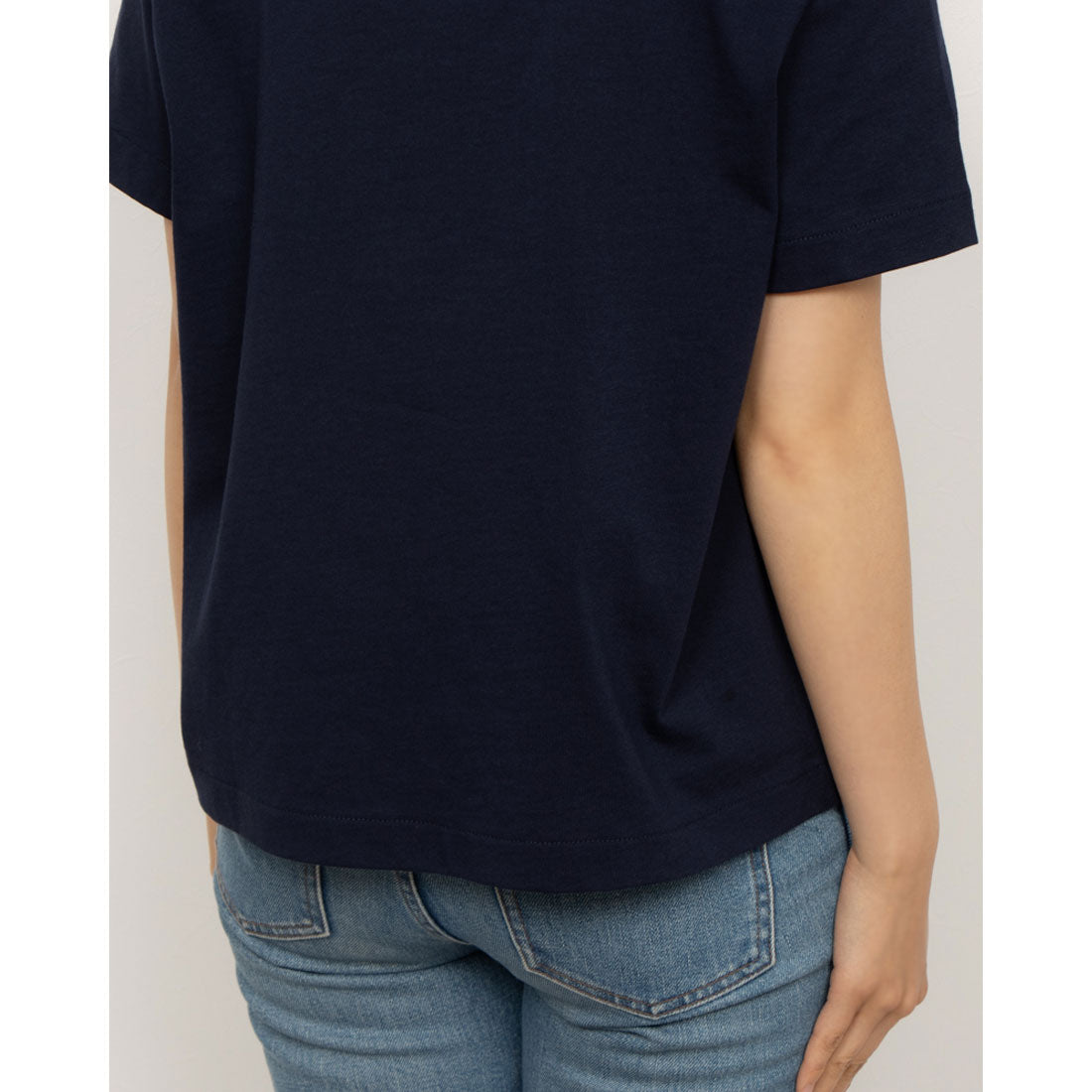 カルバン クライン Calvin Klein SS FLOCKED LOGO CREW （BARITONE BLUE） BARITONE BLUE