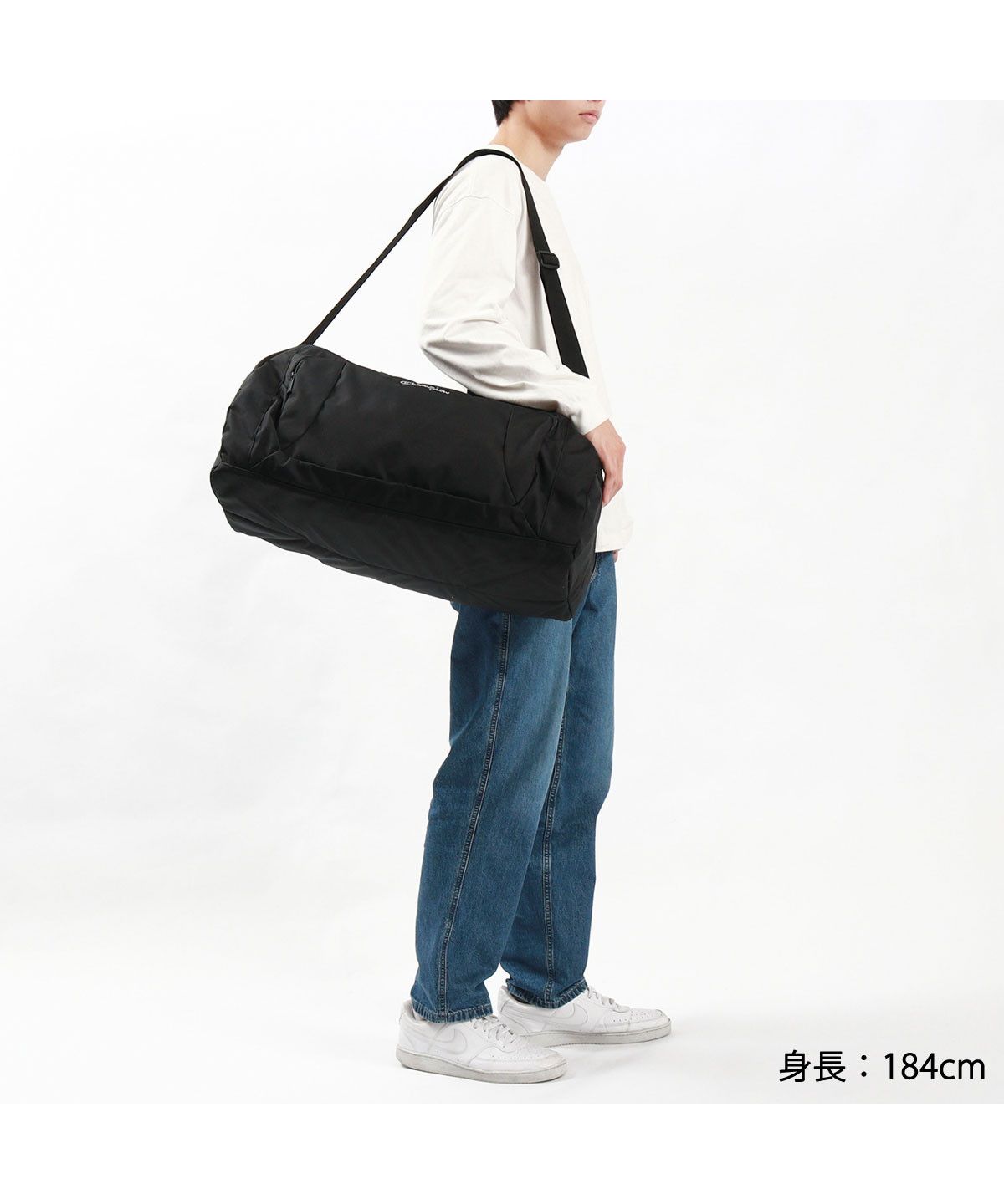 チャンピオン Champion チャンピオン ボストンバッグ キッズ 大容量 Champion 旅行 スポーツバッグ 2WAY 50L 修学旅行 合宿 部活 スポーツ 68206 （ネイビー） ネイビー