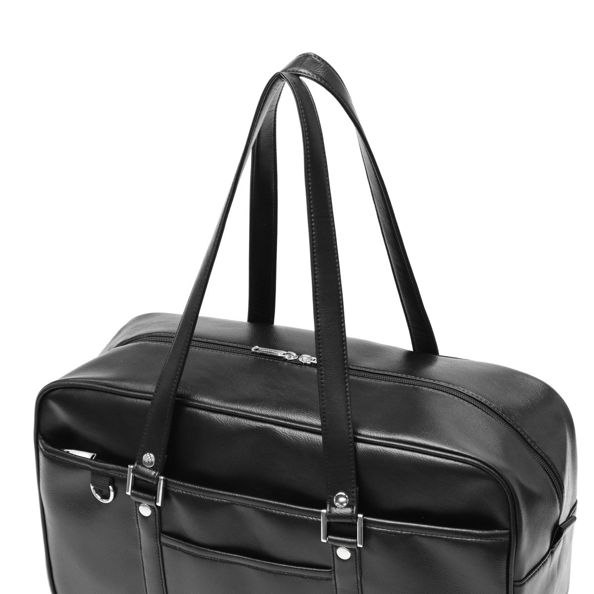 チャンピオン Champion スクールバッグ 高校生 女子 合皮 軽量 黒 ブラウン 大きめ 大容量 可愛い かわいい かっこいい ボストン 高校生 学生 通学 学校 肩掛け 自立 底鋲 A4 17791 （ブラック） ブラック