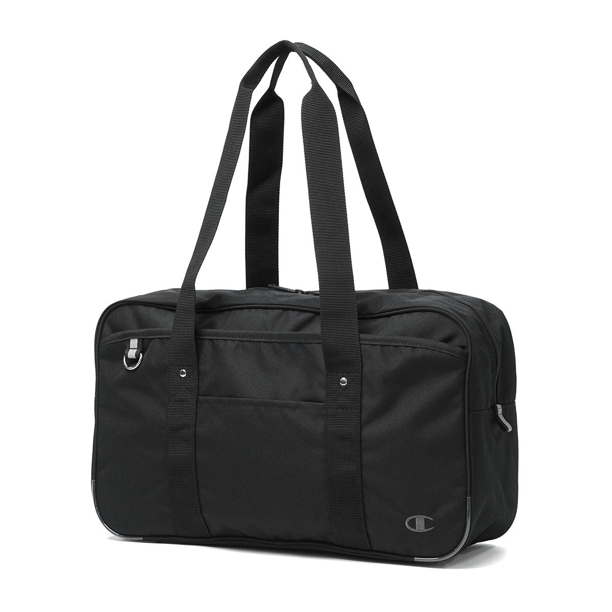 チャンピオン Champion スクールバッグ 高校生 かわいい スクバ スクール バッグ トートバッグ ボストンバッグ 通学バッグ A4 21L 軽量 軽い 反射 女子 男子 中学生 通学 女子高生 20234 （ブラック） ブラック