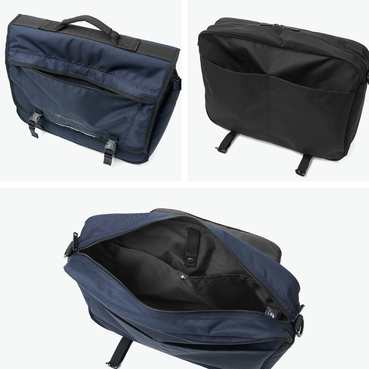 チャンピオン Champion リュック メンズ レディース 大容量 通学 カジュアル 大きめ 大きい 軽い 軽量 丈夫 男子 女子 中学生 高校生  B4 A4 3WAY ショルダー スクールバッグ 通学リュック 20237 （ブラック） ブラック