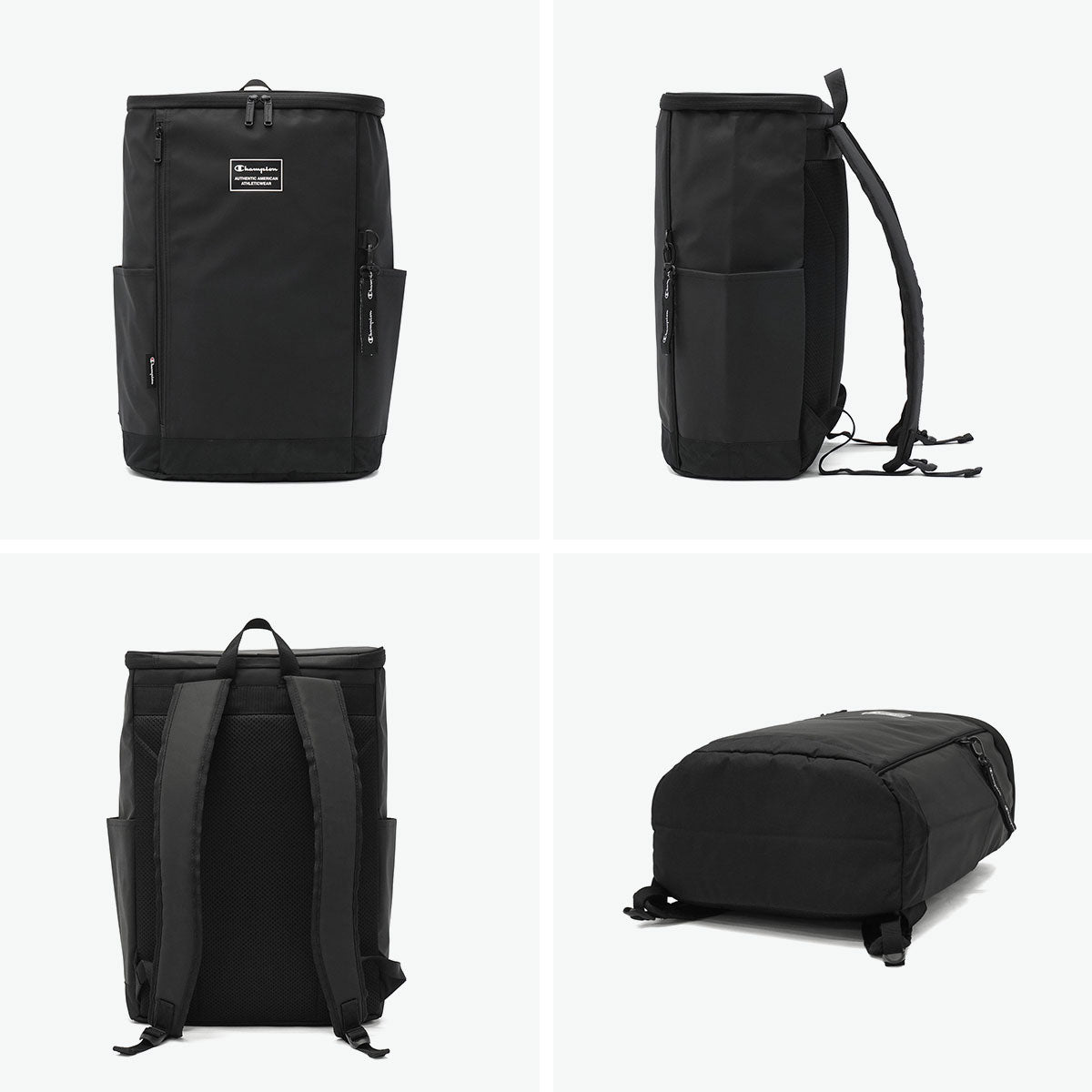 チャンピオン Champion リュック メンズ レディース 通学 大容量 ブランド カジュアル バックパック 部活 リュックサック スクールリュック ボックス型 軽量 軽い おしゃれ A4 B4 33L 65453 （ブラック×ピンク） ブラック×ピンク