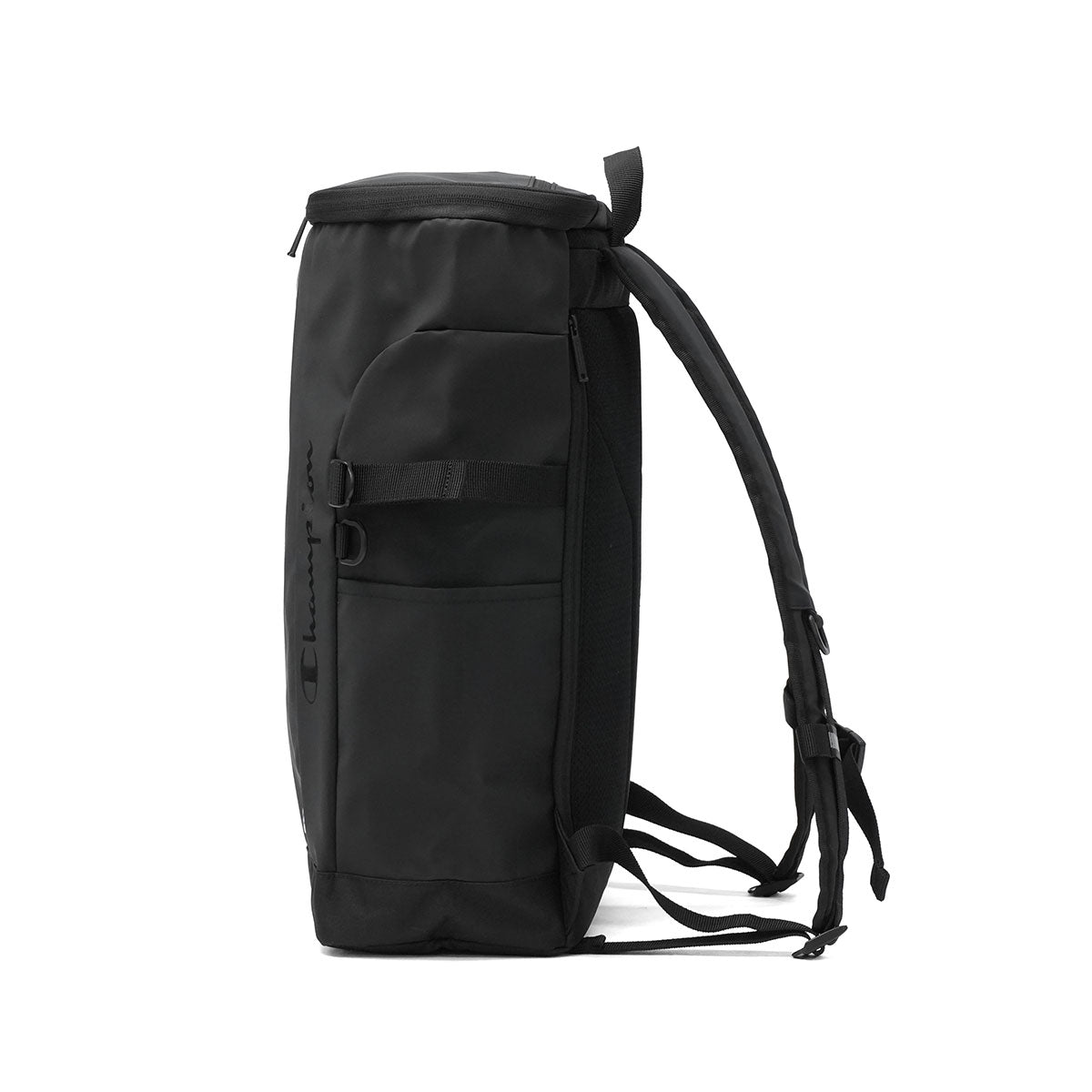 チャンピオン Champion リュック メンズ レディース 通学 大容量 カジュアル おしゃれ 大きめ 大きい 男子 女子 中学生 高校生 軽い 軽量 ボックス型 丈夫 A3 B4 耐水 PC収納 ブランド 68901 （ブラック） ブラック