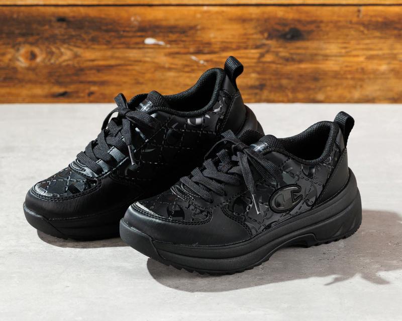 チャンピオン Champion スニーカー キッズ J305 KE75661 KE75663 champion （ブラック） ブラック