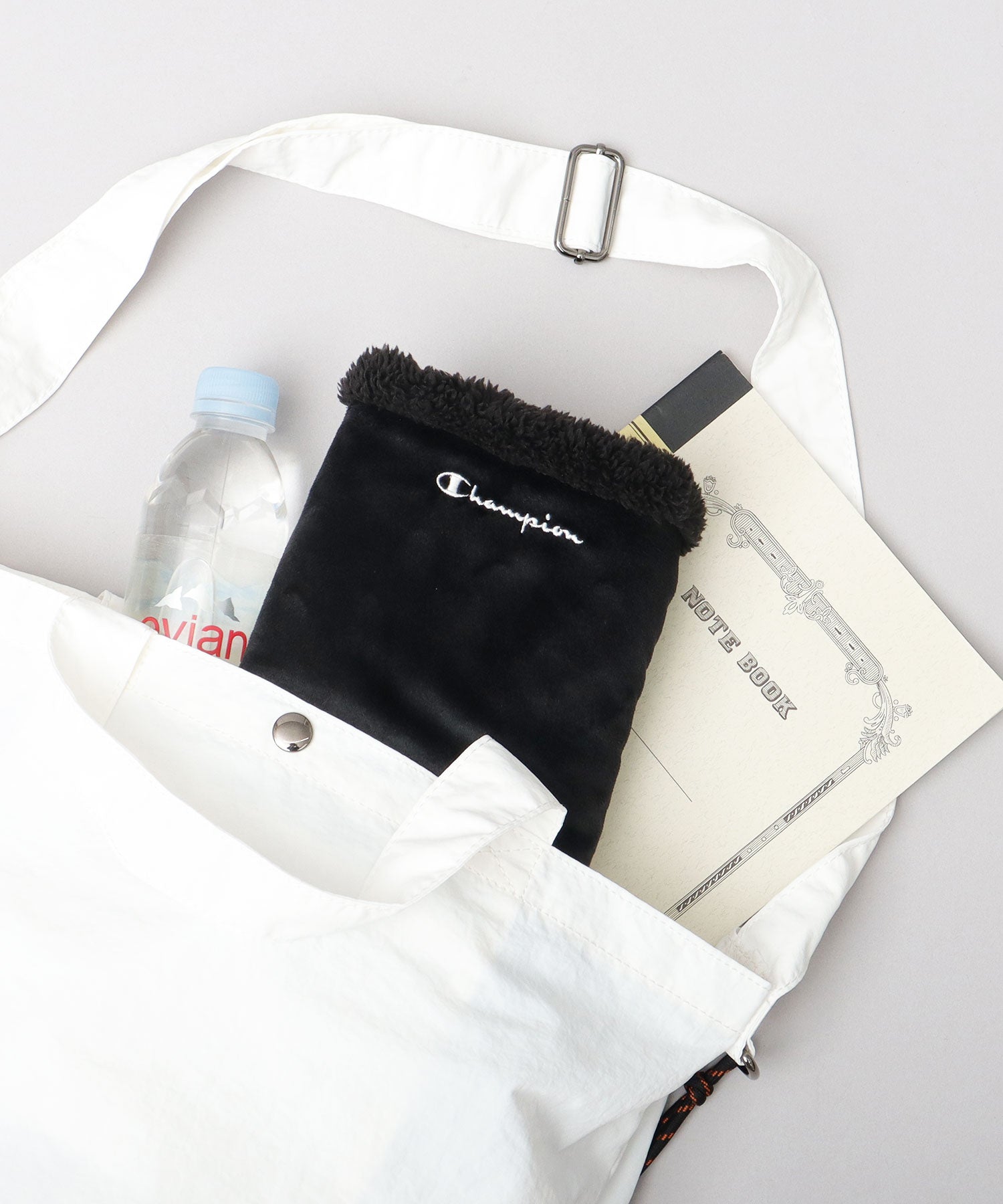 チャンピオン Champion ネックウォーマー ボア ベロア （ブラック） ブラック