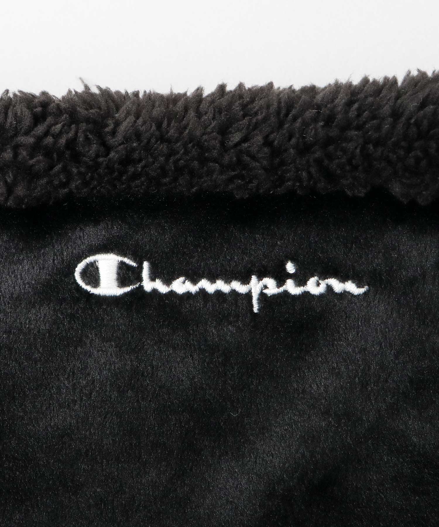チャンピオン Champion ネックウォーマー ボア ベロア （ブラック） ブラック