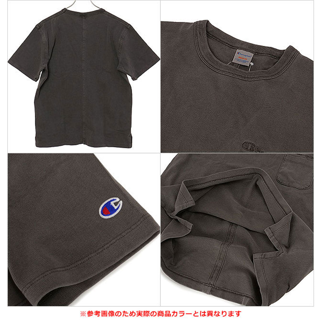 チャンピオン Champion SHORT SLEEVE POCKET T-SHIRT スレートブルー [C3-B325] （スレートブルー） スレートブルー