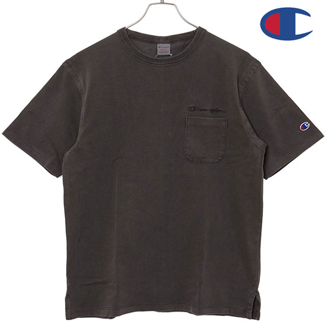 チャンピオン Champion SHORT SLEEVE POCKET T-SHIRT オフブラック [C3-B325] （オフブラック） オフブラック