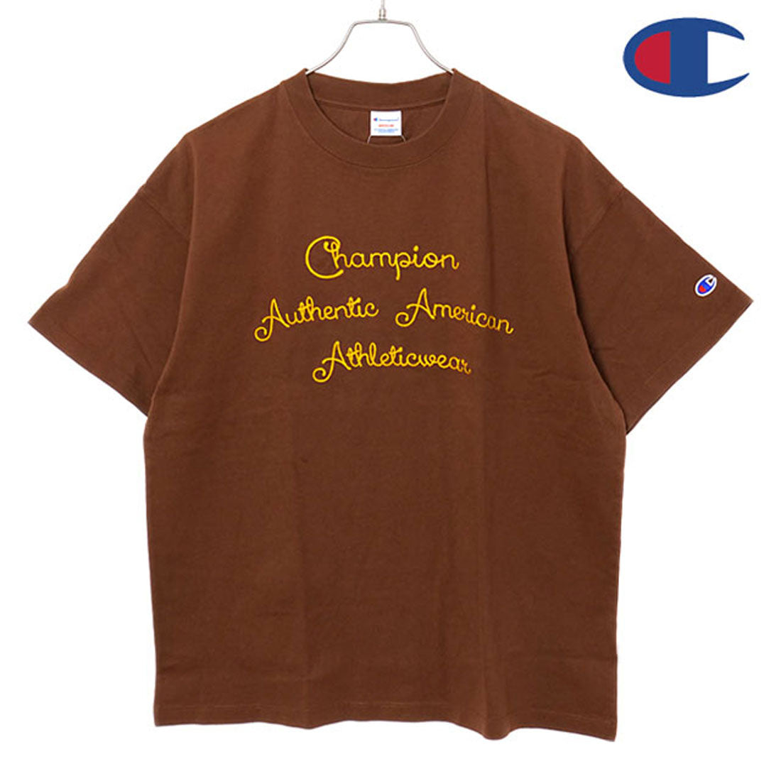 チャンピオン Champion SHORT SLEEVE T-SHIRT ミディアムブラウン [C3-B327] （ミディアムブラウン） ミディアムブラウン