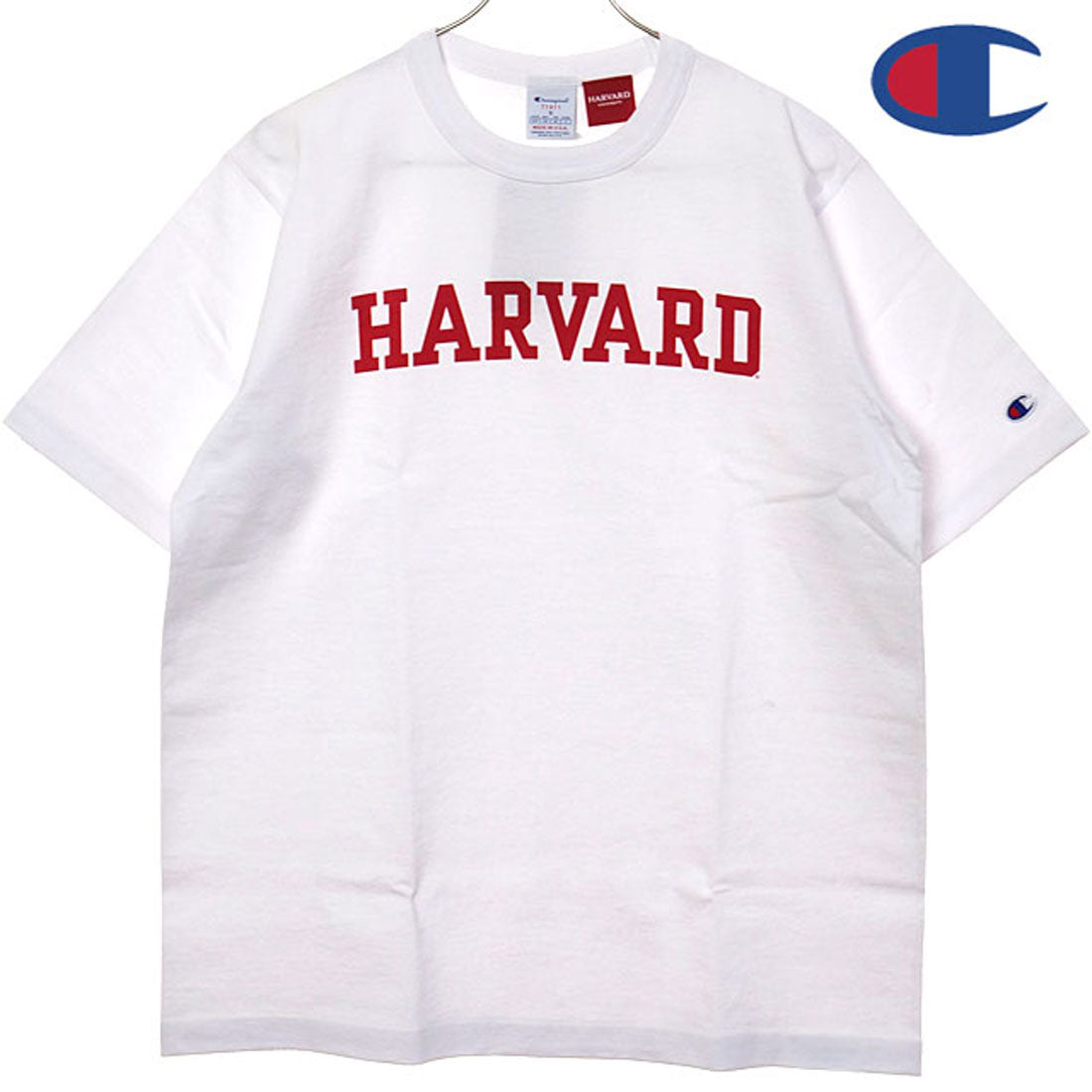 チャンピオン Champion T1011 SHORT SLEEVE T-SHIRT HARVARD ホワイト [C5-B307] （ホワイト） ホワイト