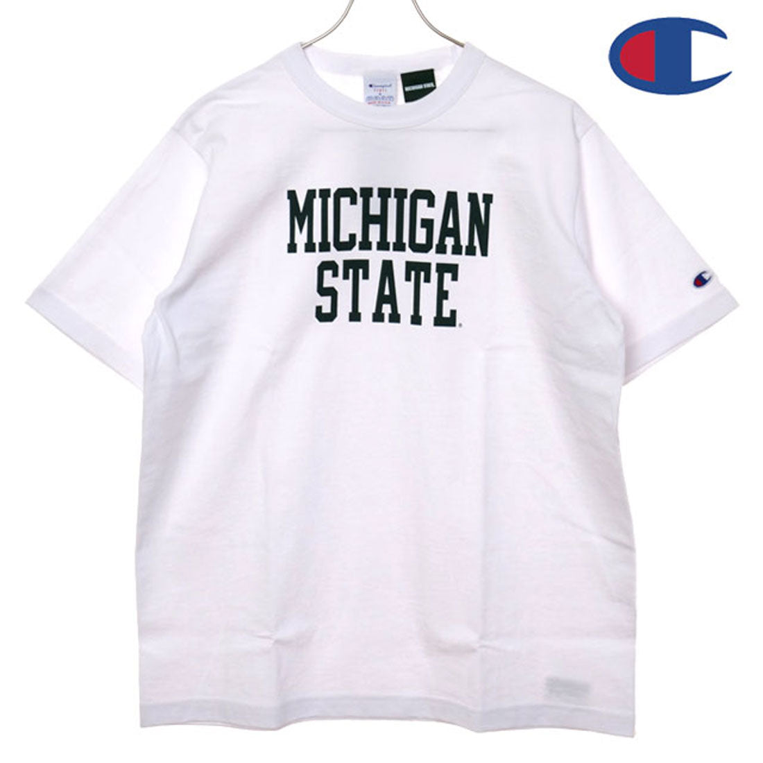 チャンピオン Champion T1011 SHORT SLEEVE T-SHIRT MSU ホワイト [C5-B309] （ホワイト） ホワイト
