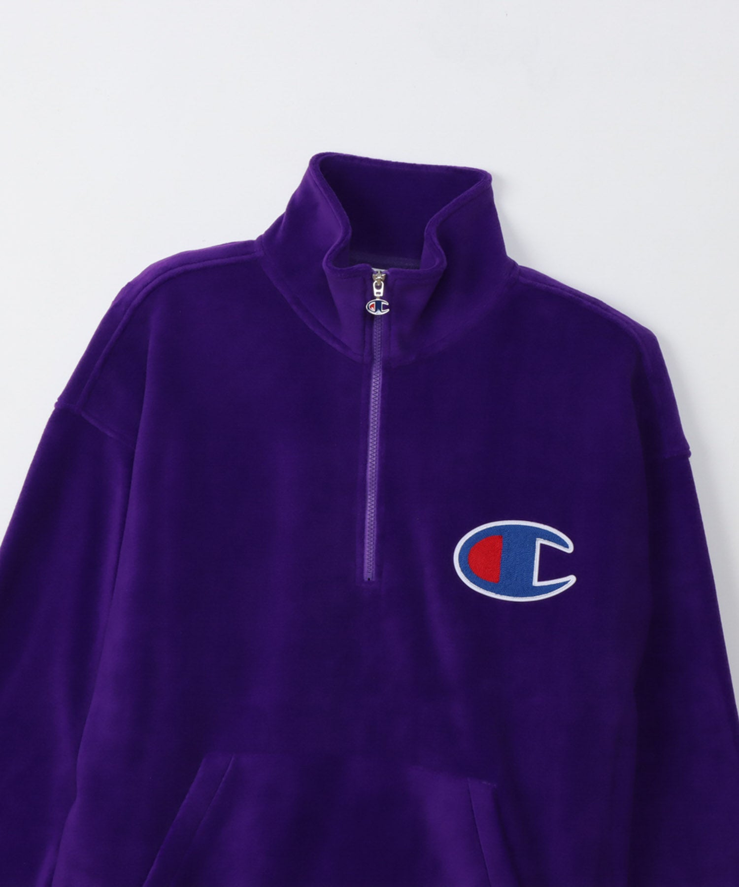 チャンピオン Champion ハーフジップジャケット （パープル） パープル