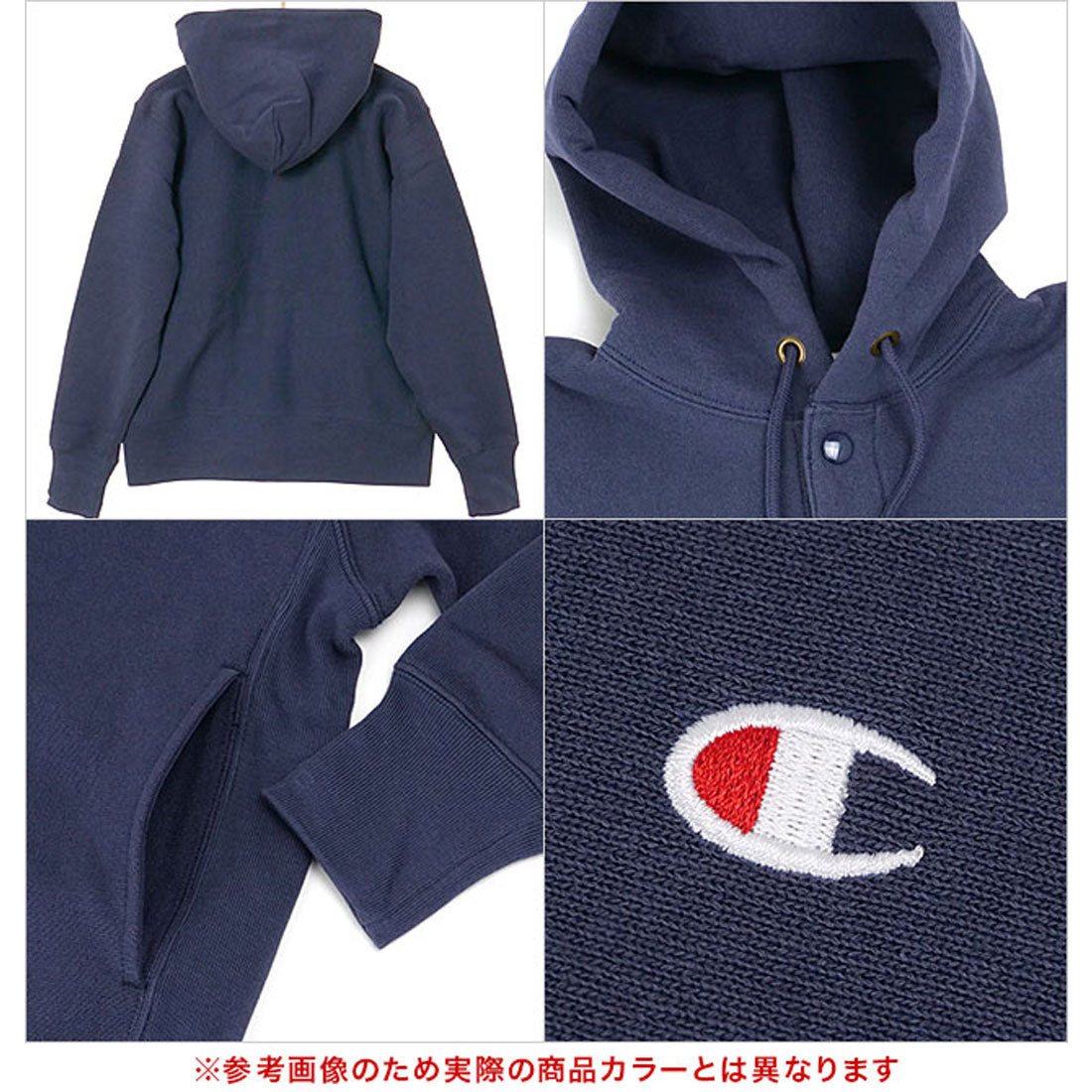 チャンピオン Champion REVERSE WEAVE SNAP HOODED SWEATSHIRT OATMEAL [C3-A120 FW25] （OATMEAL） OATMEAL