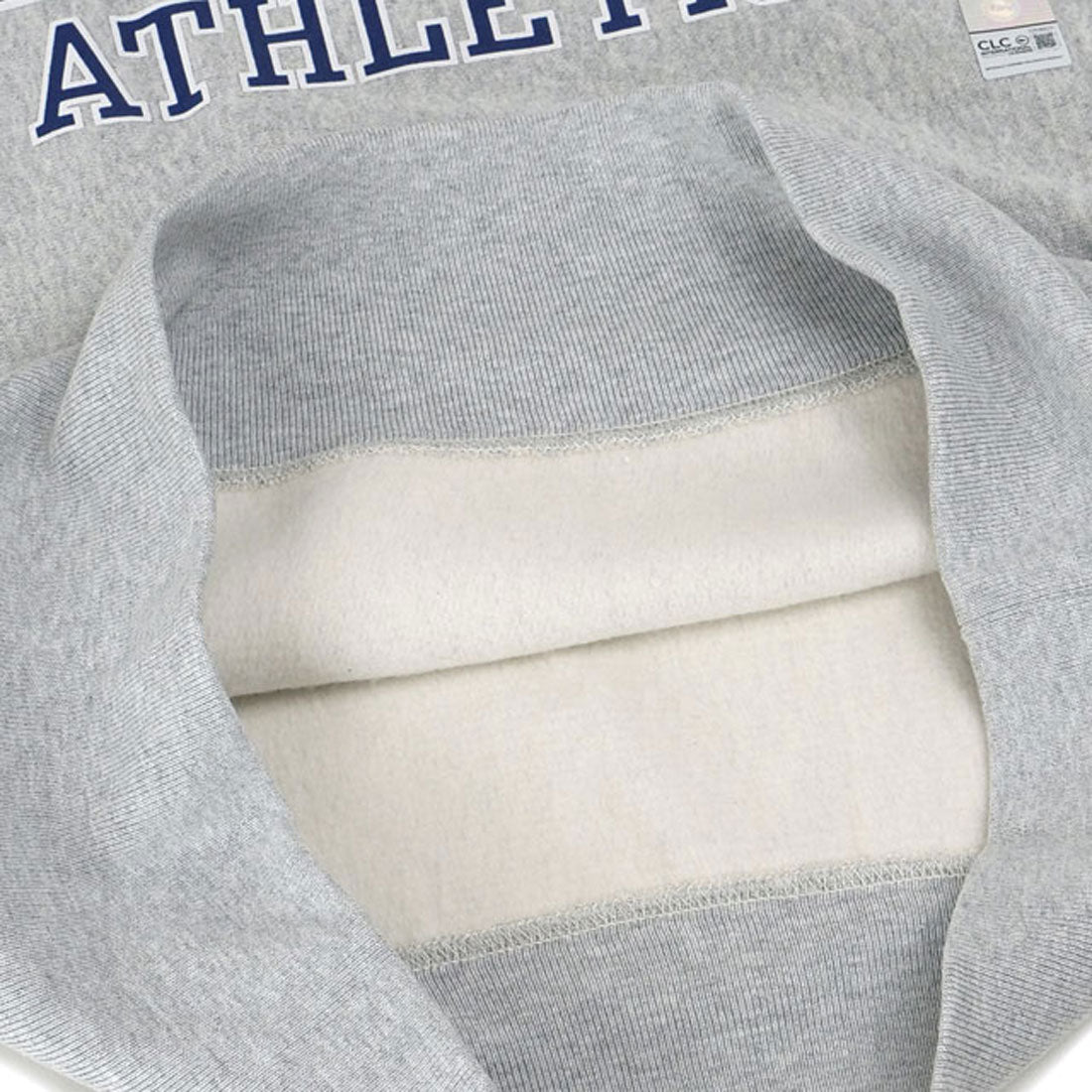 チャンピオン Champion REVERSE WEAVE CREW NECK SWEATSHIRT SILVER-GRAY×BLUE [C3-C026 FW25] （SILVER-GRAY×BLUE） SILVER-GRAY×BLUE