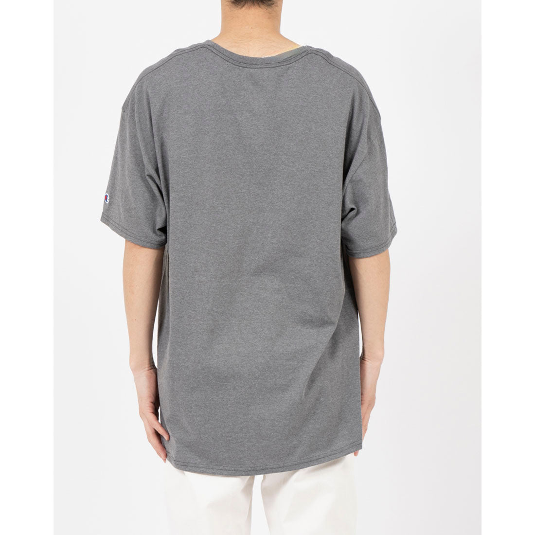 チャンピオン Champion 6oz.SHORT SLEEVE TEE （チャコール ヘザー） チャコール ヘザー
