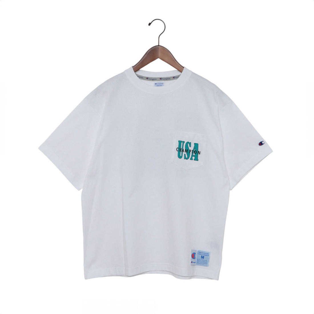 チャンピオン Champion ショートスリーブTシャツ アクションスタイル ポケットTシャツ（ホワイト） ホワイト