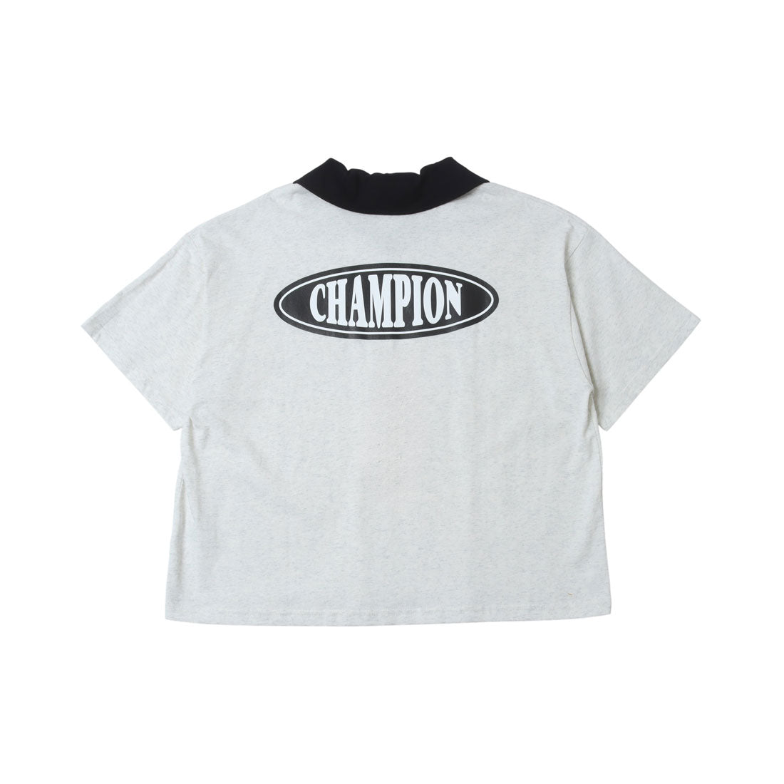 チャンピオン Champion ガールズ ブイネックネック 半袖ポロシャツ （オートミール） オートミール