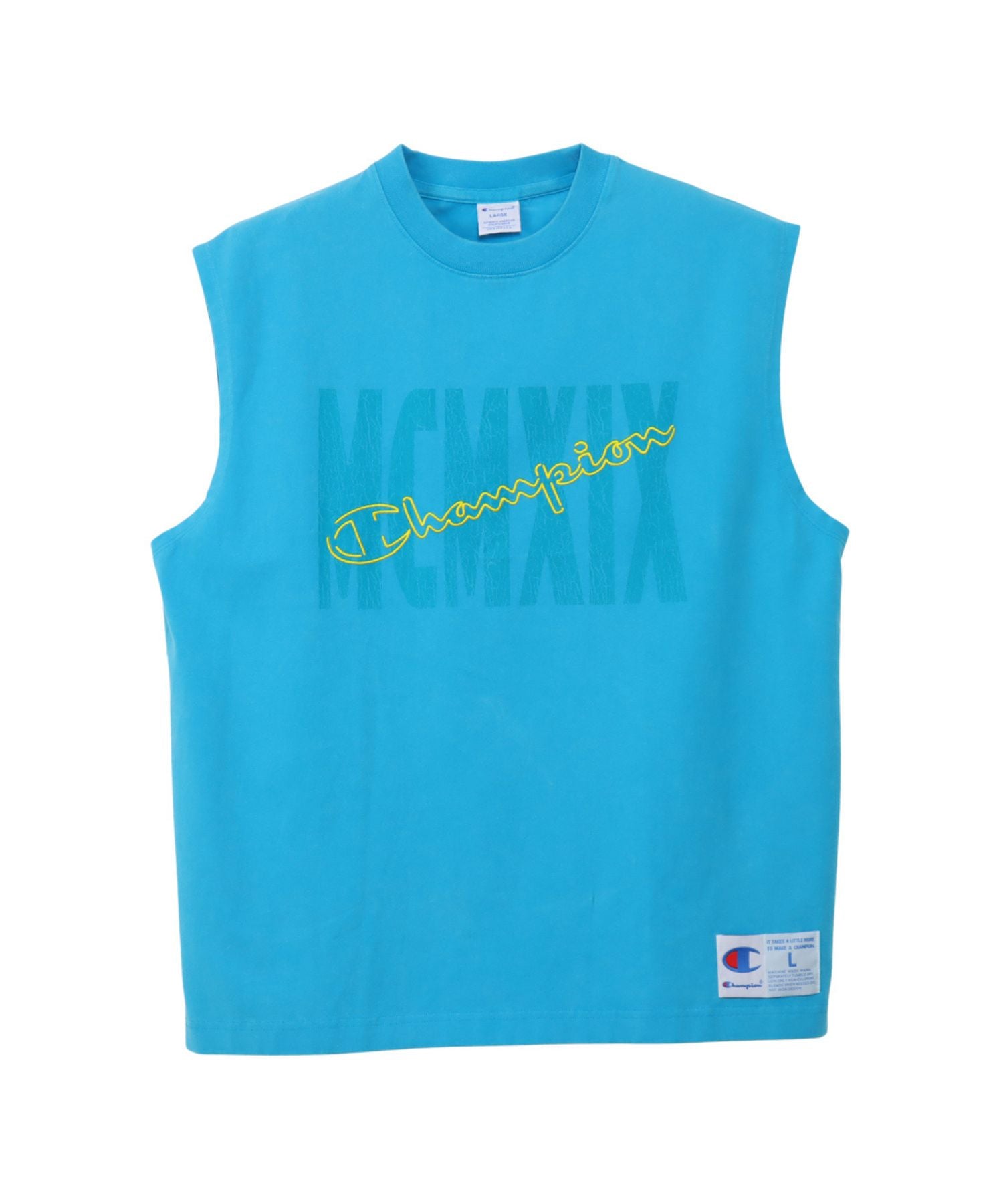 チャンピオン Champion スリーブレスTシャツ （アクアブルー） アクアブルー