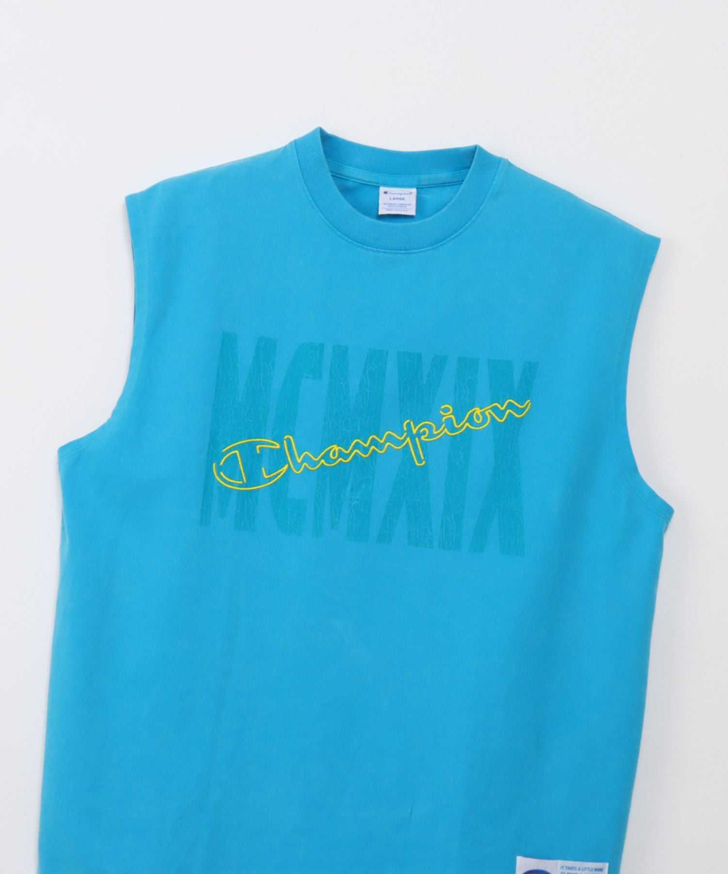 チャンピオン Champion スリーブレスTシャツ （アクアブルー） アクアブルー