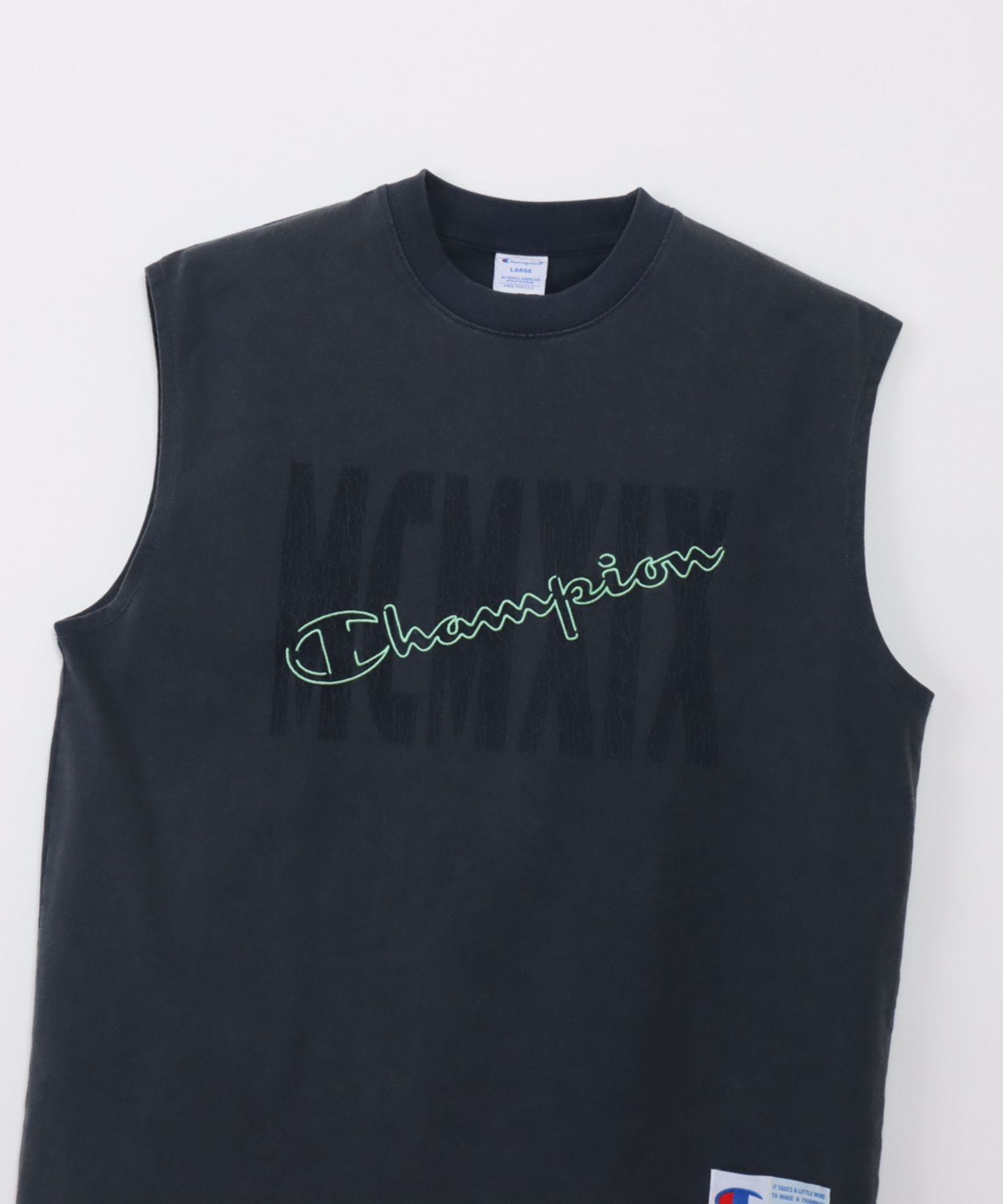 チャンピオン Champion スリーブレスTシャツ （アクアブルー） アクアブルー